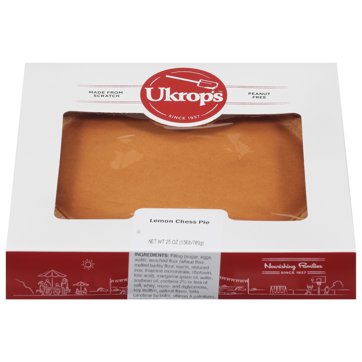 slide 1 of 13, Ukrop's Lemon Chess Pie 25 oz, 25 oz