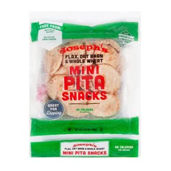Joseph's Free From Flax Mini Pita Snacks, 1 Pack, 20 Count
