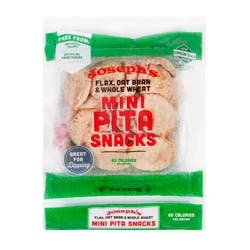 Joseph's Free From Flax Mini Pita Snacks, 1 Pack, 20 Count