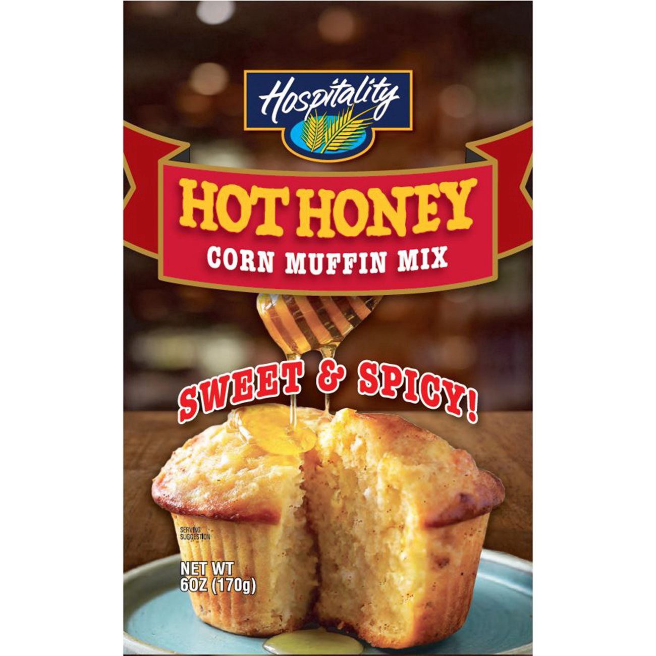 slide 1 of 1, Hospitality Hot Honey Corn Muffin Mix 6 oz, 6 oz