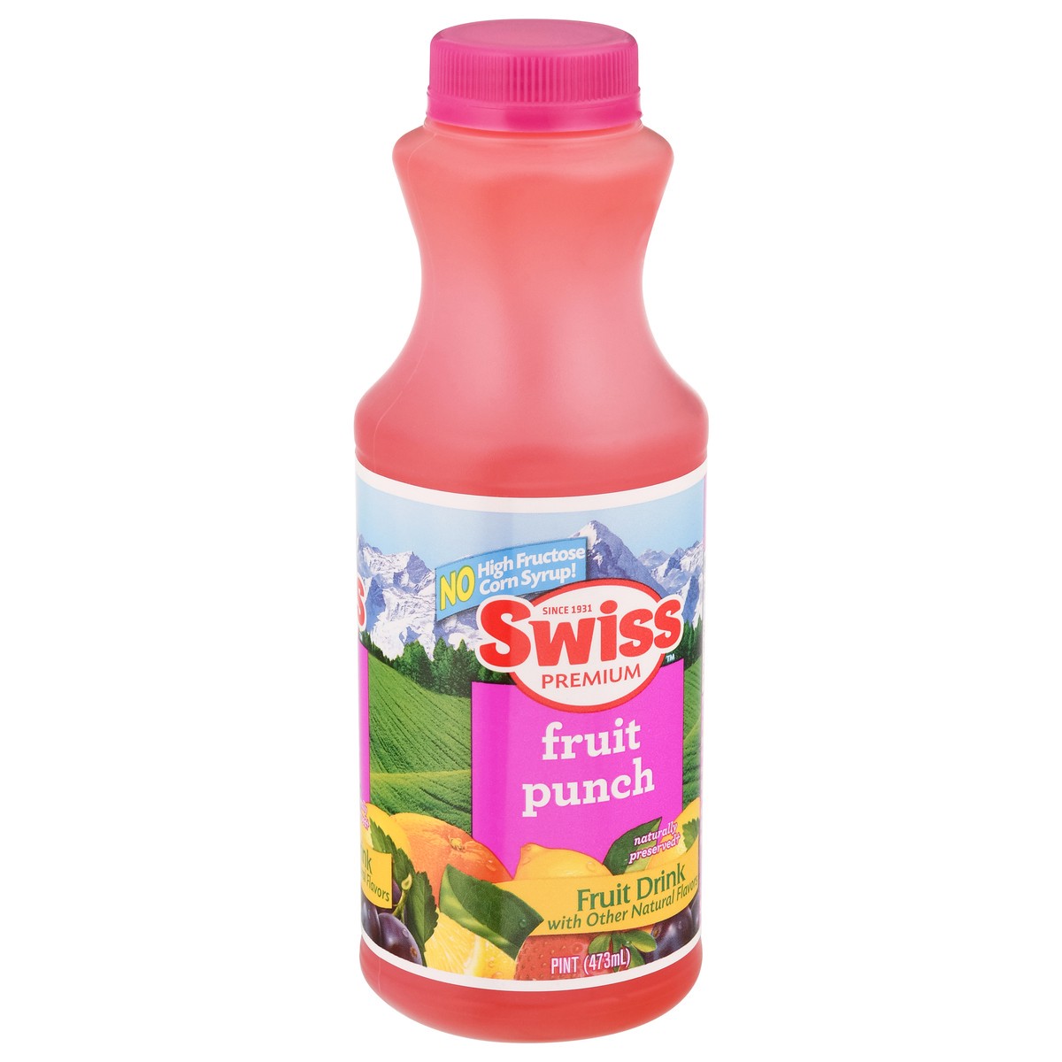 slide 7 of 13, Swiss Premium Fruit Punch Fruit Drink - 1 pint, 16 oz