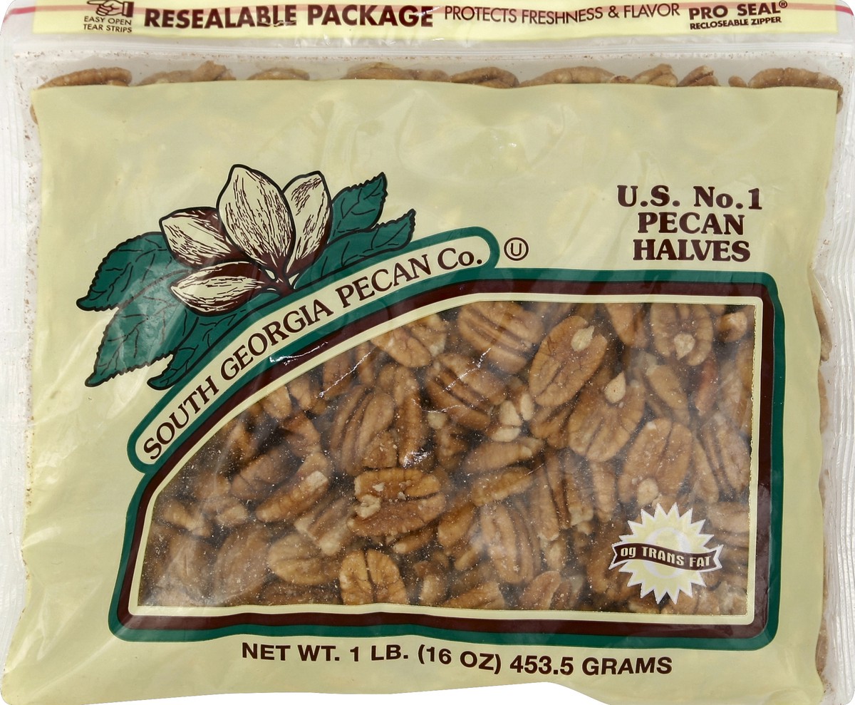 slide 1 of 5, South Georgia Pecan Halves 16 oz, 16 oz