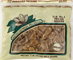 South Georgia Pecan Halves - 16 oz