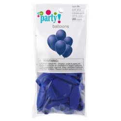 Meijer Helium Balloons, Dark Blue