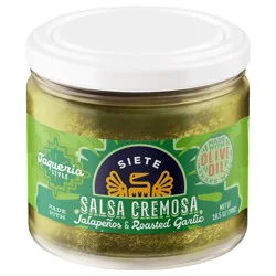 Siete 10.5oz Taqueria Salsa Cremosa