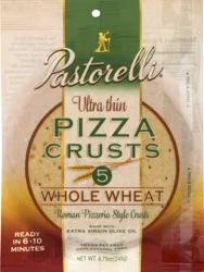 Pastorelli Roman Pizzeria Style Whole Wheat Ultra Thin Pizza Crusts 5.0 ea