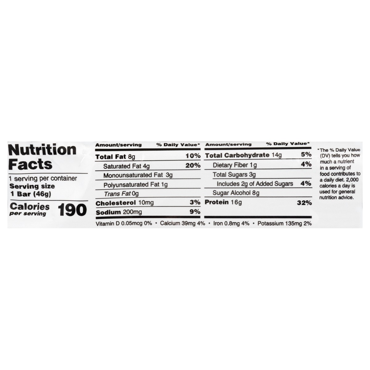 slide 9 of 12, FITCRUNCH High Protein Chocolate Chip Cookie Dough Baked Bar 1.62 oz, 46 oz