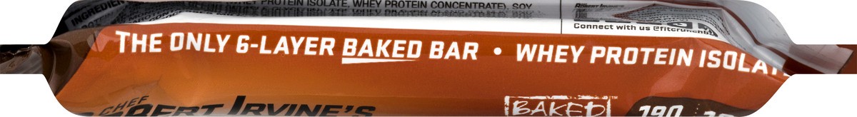 slide 10 of 12, FITCRUNCH High Protein Chocolate Chip Cookie Dough Baked Bar 1.62 oz, 46 oz
