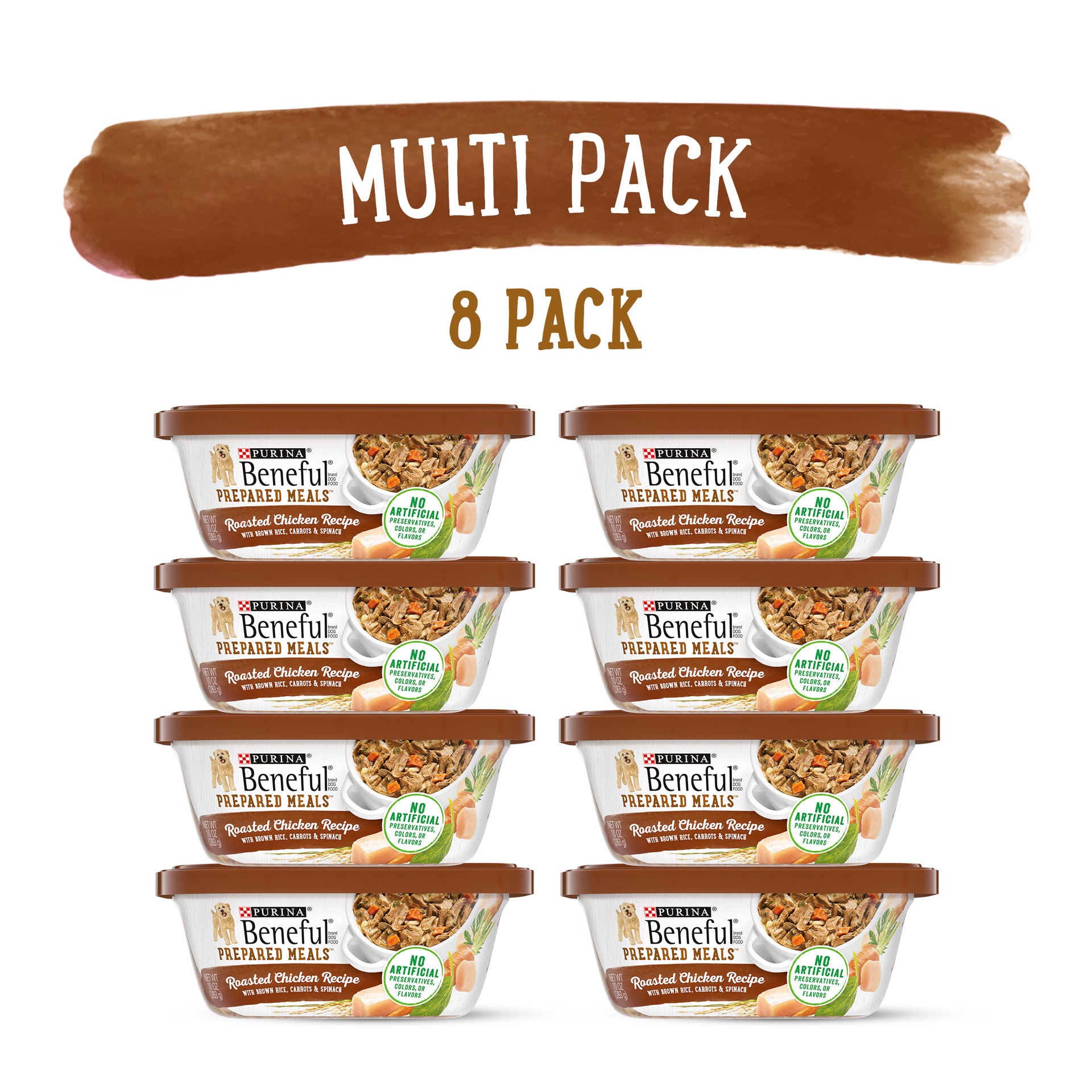 slide 2 of 9, Beneful Purina Beneful High Protein, Wet Dog Food With Gravy, Prepared Meals Roasted Chicken Recipe, 10 oz