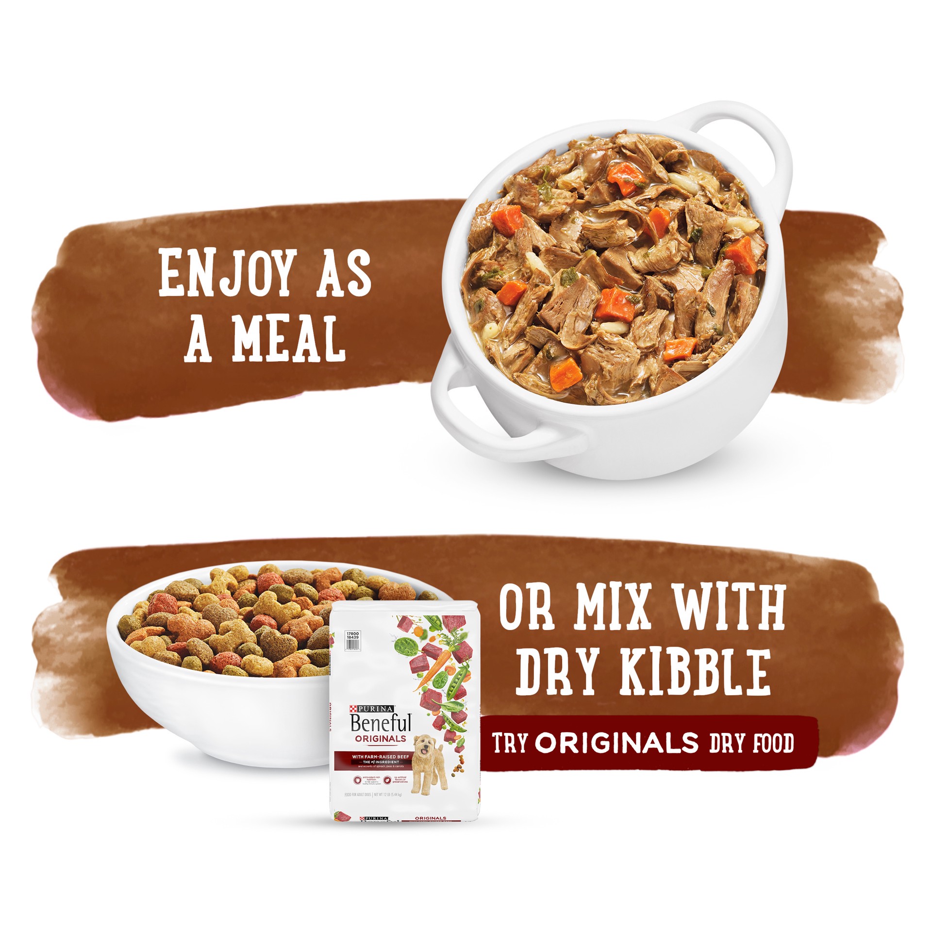 slide 8 of 9, Beneful Purina Beneful High Protein, Wet Dog Food With Gravy, Prepared Meals Roasted Chicken Recipe, 10 oz