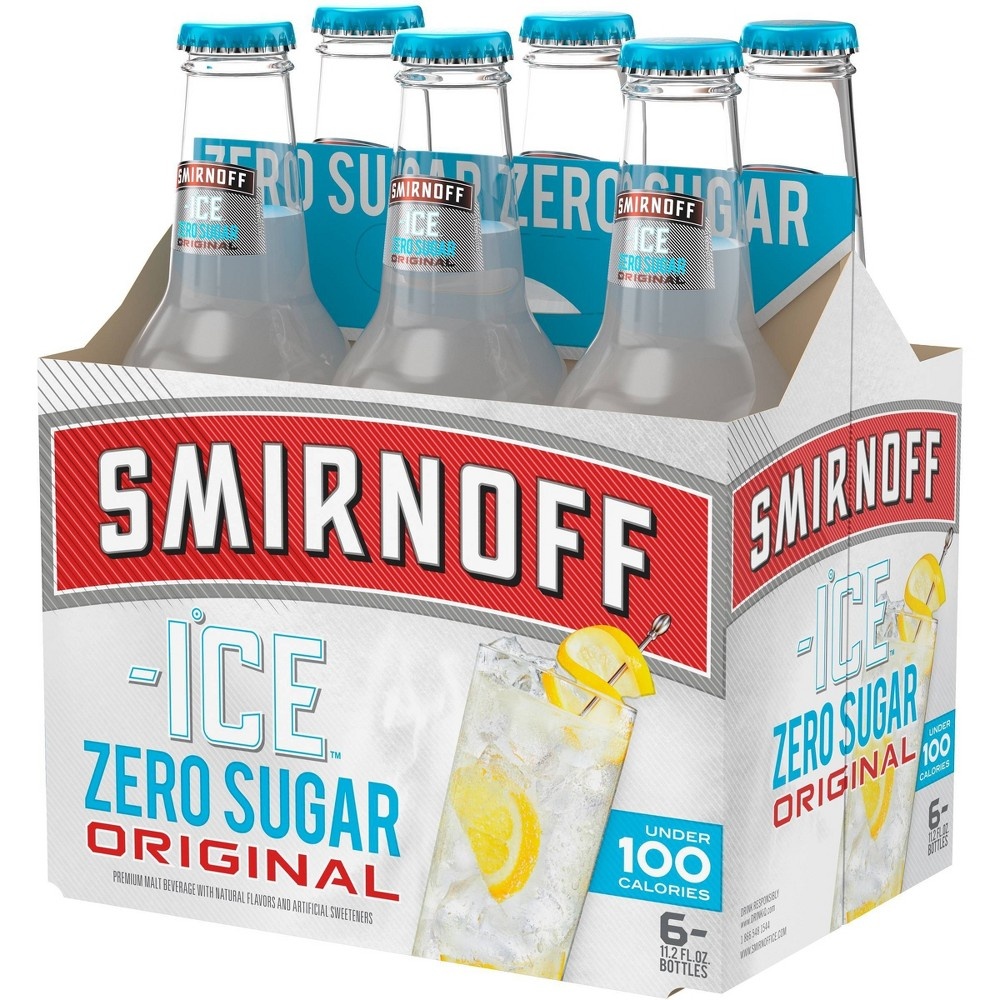 slide 3 of 4, Smirnoff Ice Original Zero Sugar, 6 ct; 11.2 oz