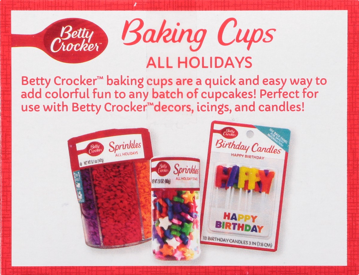 slide 2 of 9, Betty Crocker All Holidays Cupcake Liners, 100 ct