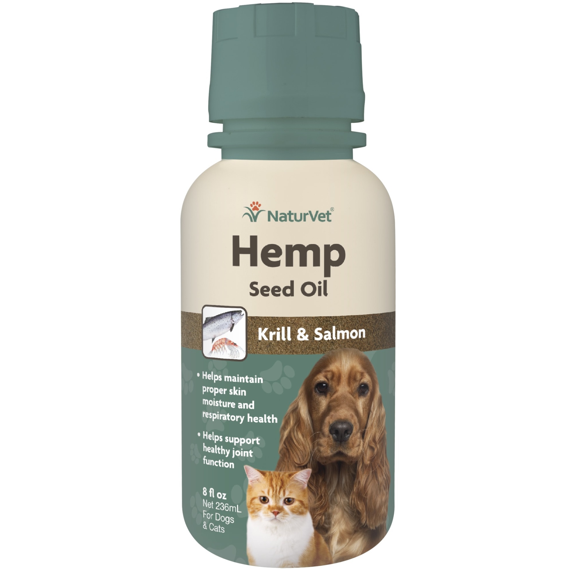 slide 1 of 1, NaturVet Hemp Seed Oil, Krill & Salmon for Pets, 8 oz