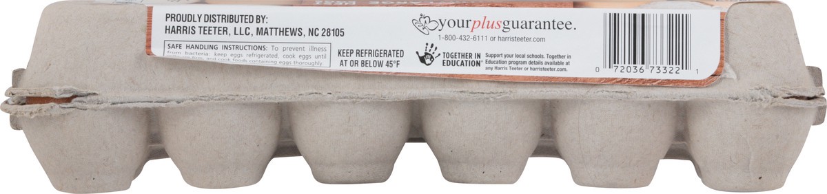 slide 4 of 9, Harris Teeter Cf Ex Lrg Brown Eggs, 12 ct