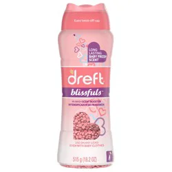 Dreft Blissfuls In-Wash Scent Booster Beads, Baby Fresh Scent, 18.2 oz