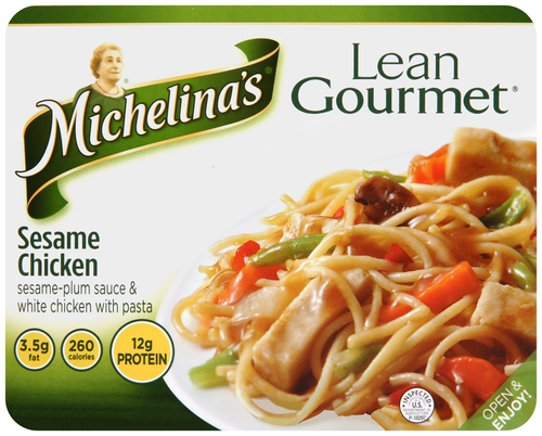 slide 1 of 1, Michelina's Lean Gourmet Sesame Chicken, 8 oz