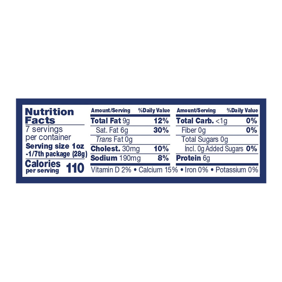 slide 6 of 8, Crystal Farms Marble Cheddar Cheese Block, 7 oz, 7 oz