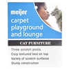 slide 7 of 9, Meijer Kitty Playground & Lounge Scratcher Furniture, 1 ct