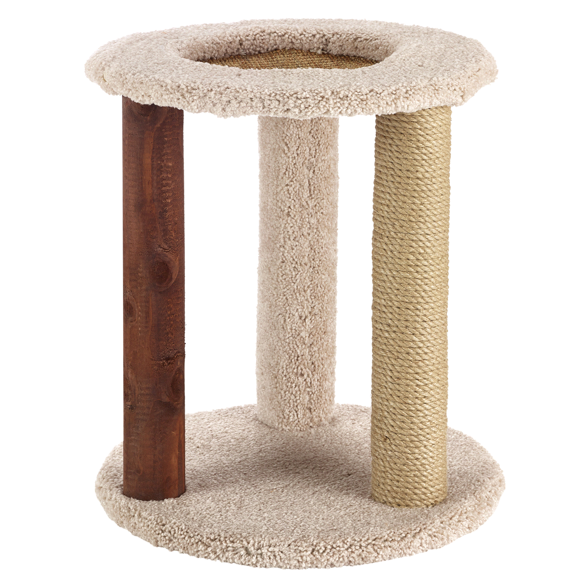 slide 1 of 9, Meijer Kitty Playground & Lounge Scratcher Furniture, 1 ct