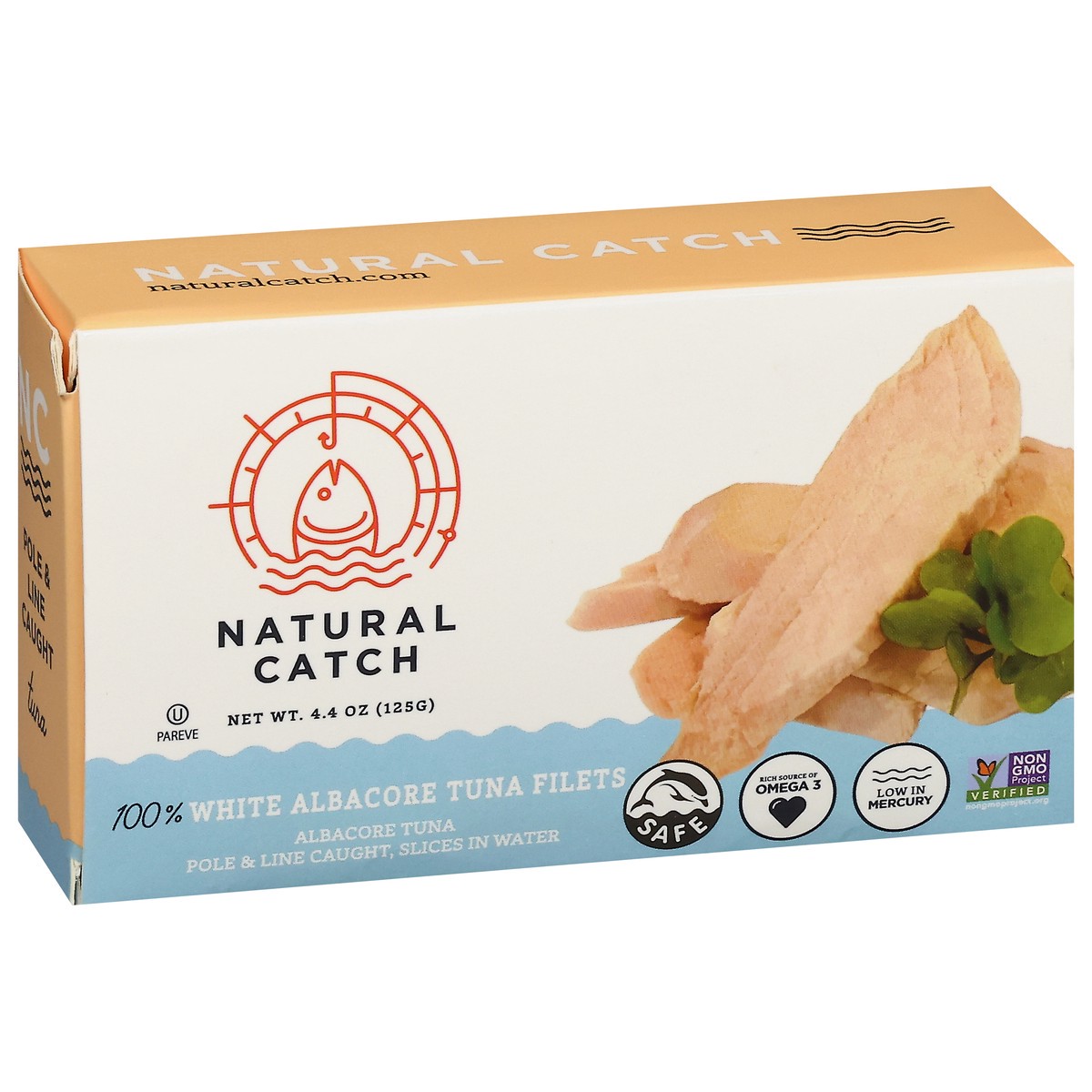 slide 12 of 13, Natural Catch White Albacore Tune Filets 4.4 oz, 4.4 oz