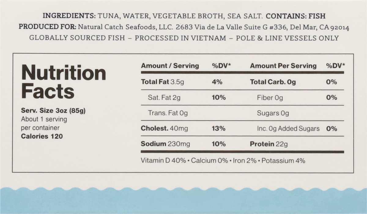 slide 3 of 13, Natural Catch White Albacore Tune Filets 4.4 oz, 4.4 oz