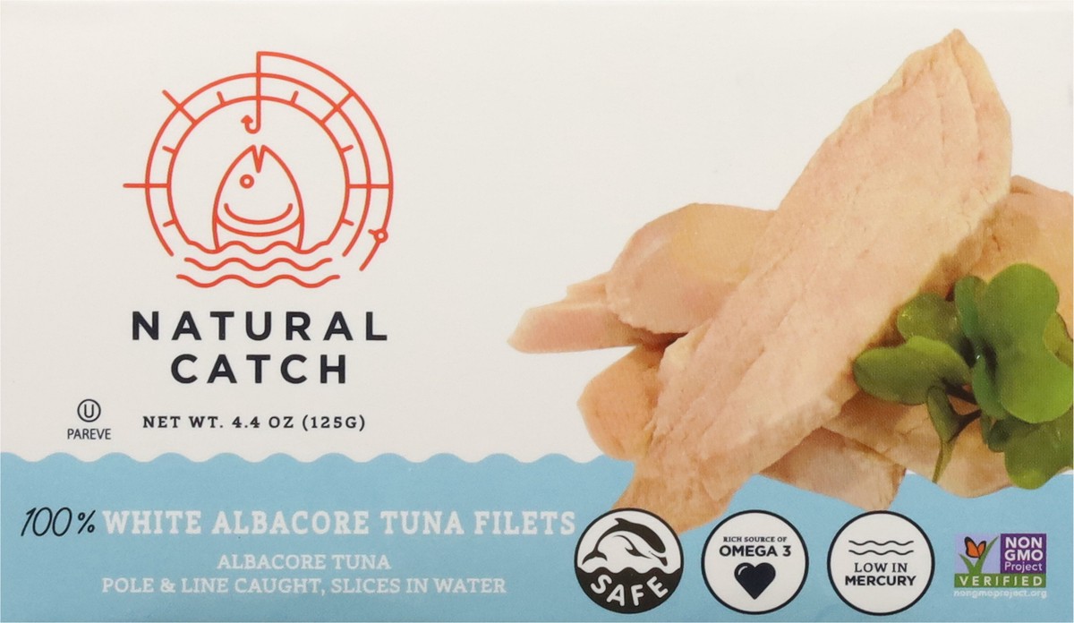 slide 8 of 13, Natural Catch White Albacore Tune Filets 4.4 oz, 4.4 oz