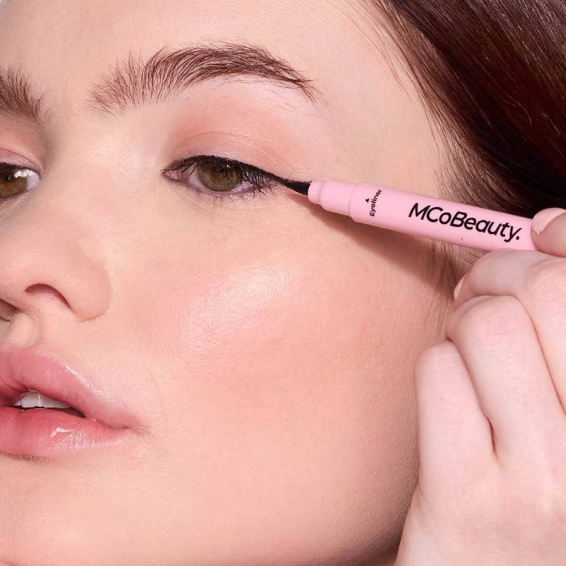 slide 9 of 9, MCoBeauty Mini Winged Eyeliner - Black - 0.07oz, 0.07 oz