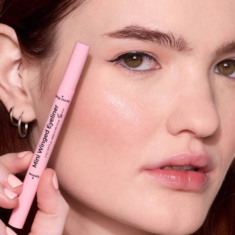 slide 7 of 9, MCoBeauty Mini Winged Eyeliner - Black - 0.07oz, 0.07 oz