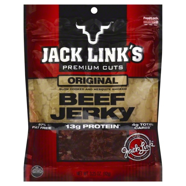 slide 1 of 3, Jack Link's Beef Jerky, Original, 3.25 oz