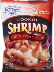 Arctic Shores Cooked Shrimp 61/70Ct