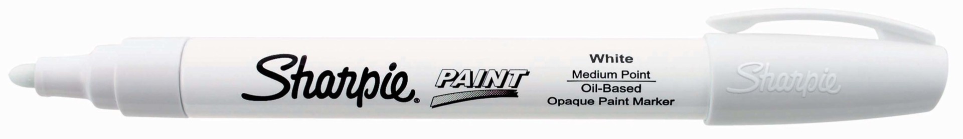 slide 3 of 3, Sharpie Uni Paint Marker, Bullet Point, White, 1 ct