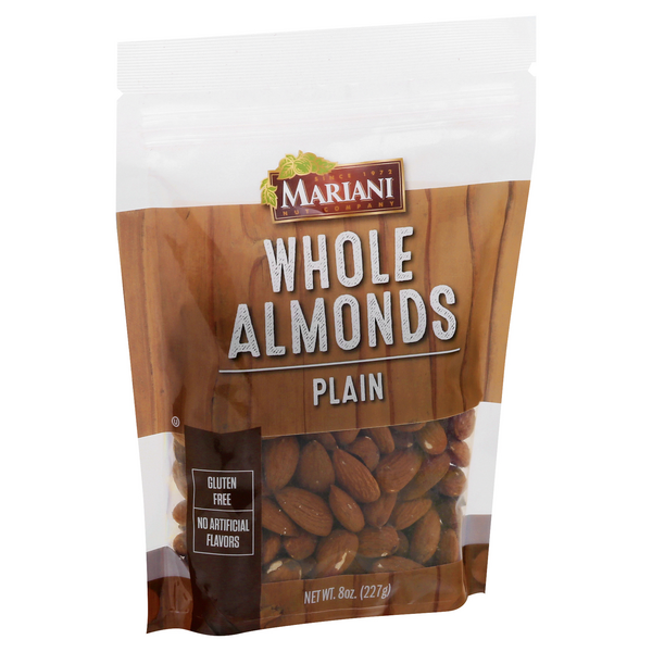 slide 1 of 1, Mariani Whole Natural Snack Almonds, 