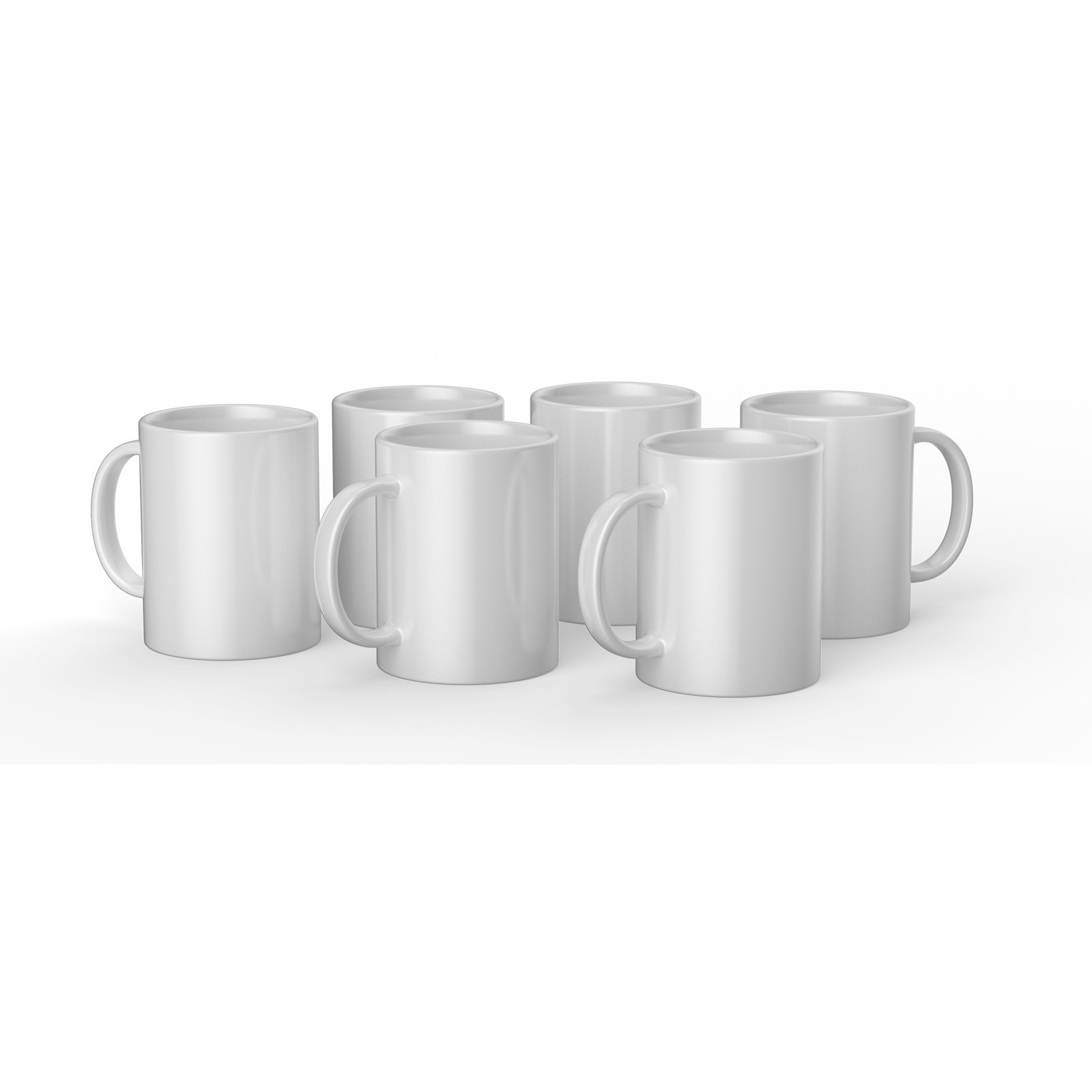 slide 4 of 5, Cricut 15oz. White Ceramic Mug Blanks, 6ct., 6 ct
