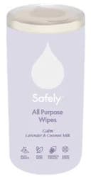 Safely™ Calm Lavender & Coconut Milk All Purpose Wipes