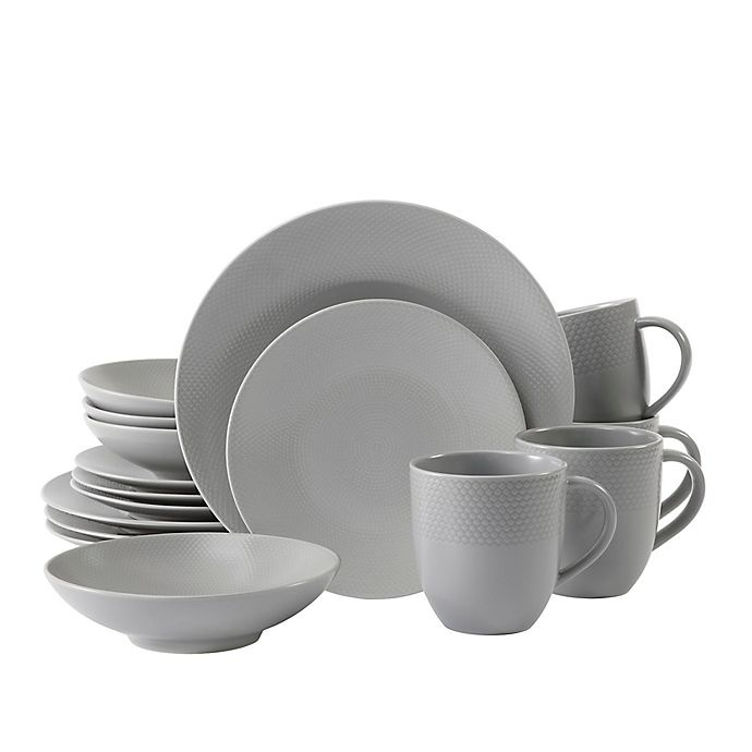 slide 1 of 9, Fortessa Trilliant Dinnerware Set - Stone, 16 ct