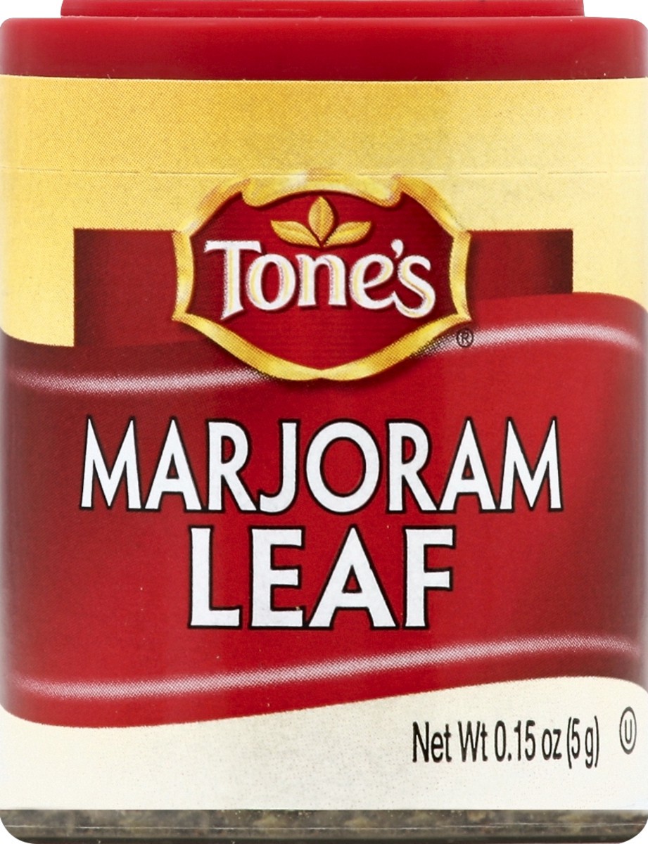 slide 1 of 3, Tone's Marjoram Leaf 0.15 oz, 0.15 oz