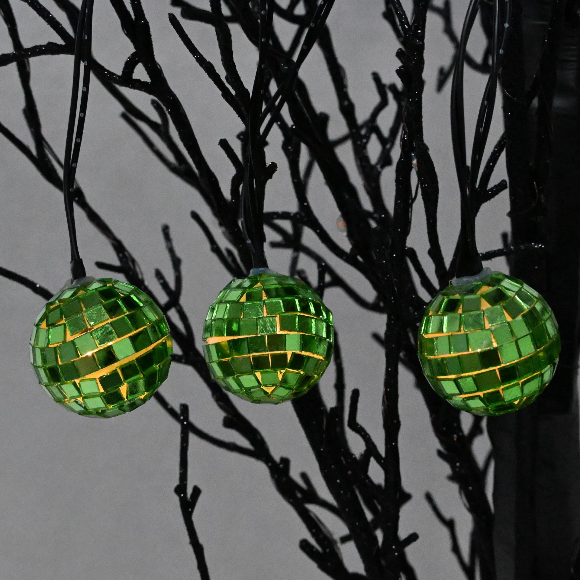 slide 3 of 4, 6ft. Green Disco Icon String Lights By Ashland, 6 ft