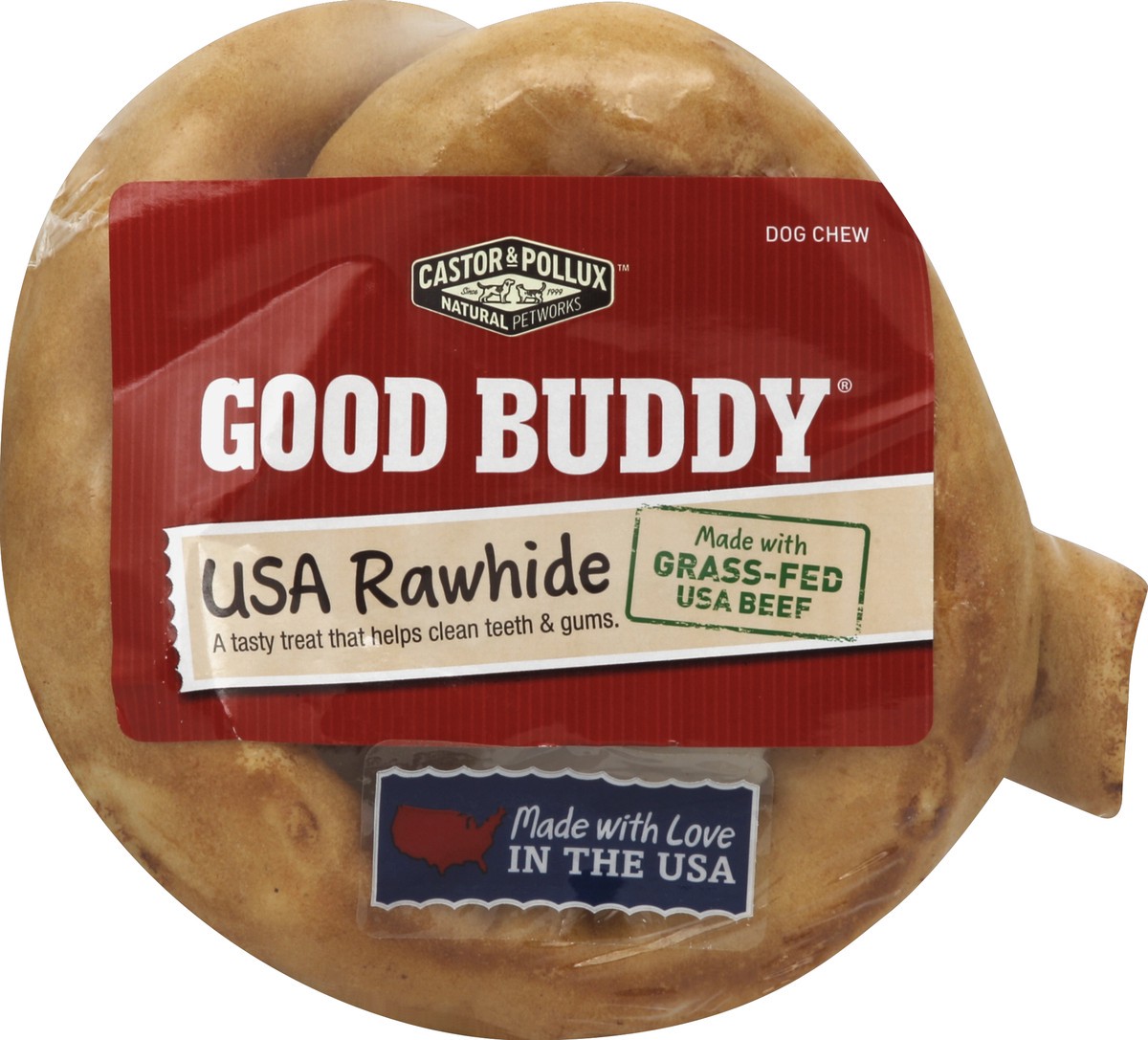 slide 1 of 1, Good Buddy Rawhide Pretzel - Each, 1 ct