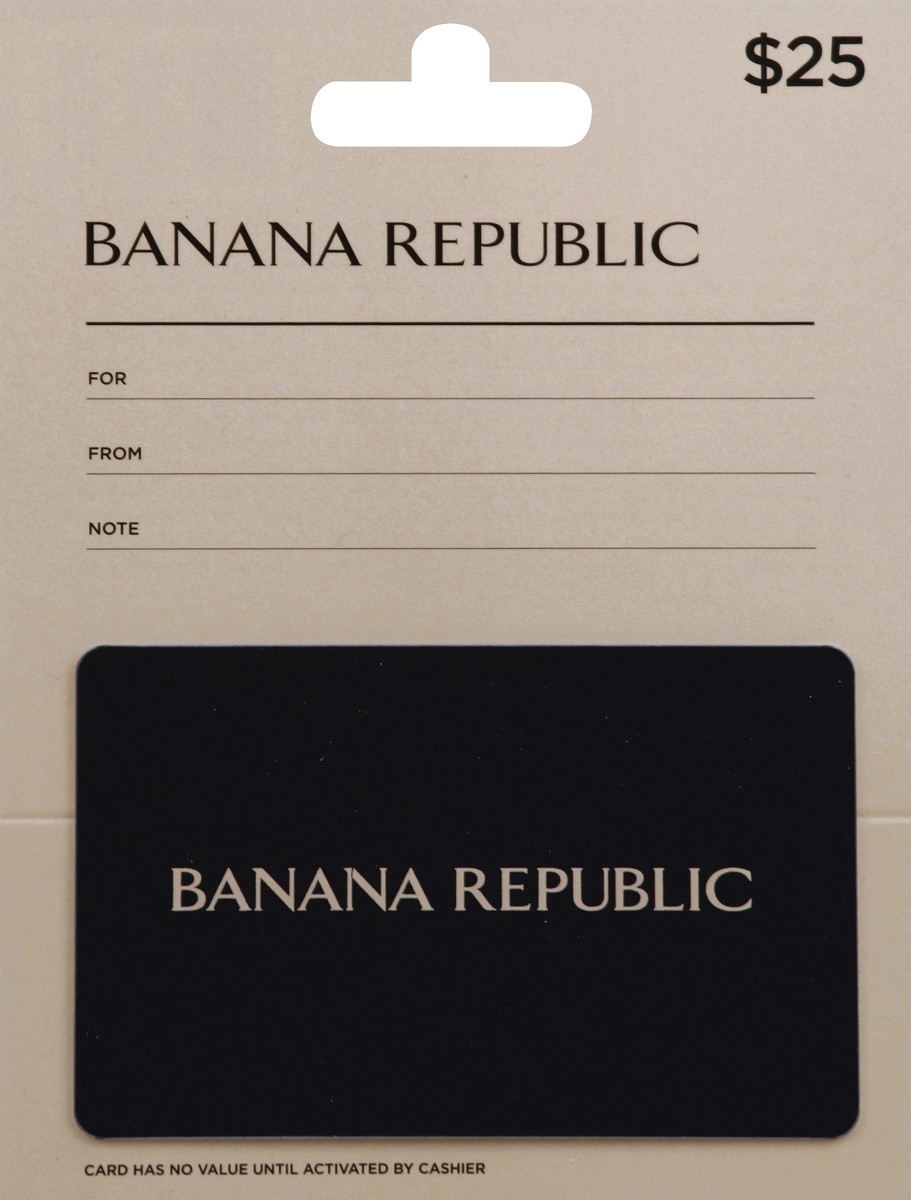 slide 2 of 2, Banana Republic Gift Card 1 ea, 1 ct
