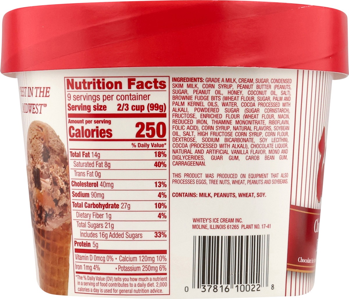slide 3 of 14, Whitey's Ice Cream Chocolate Peanut Butter Revel, 1.75 qt
