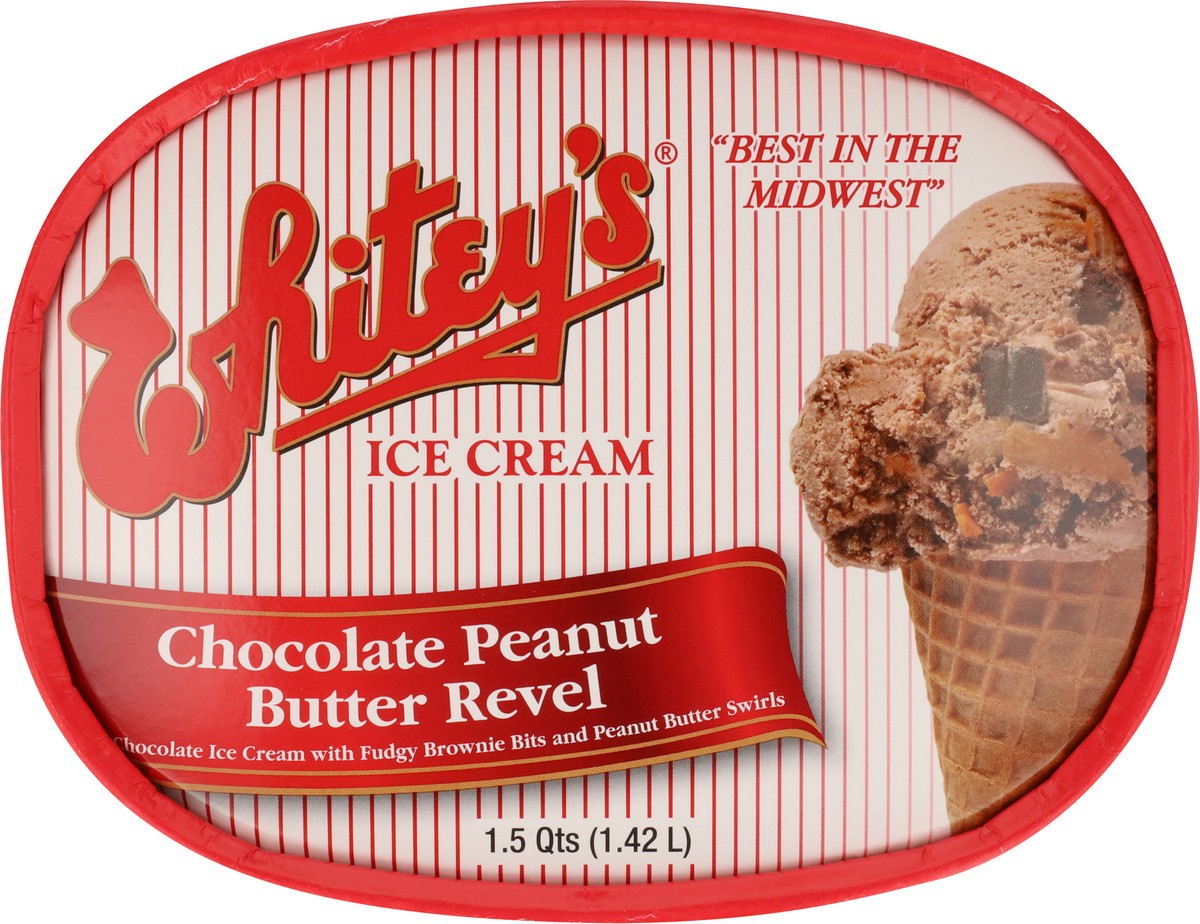 slide 2 of 14, Whitey's Ice Cream Chocolate Peanut Butter Revel, 1.75 qt