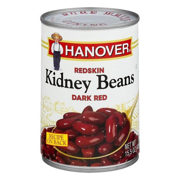 slide 1 of 1, Hanover Redskin Dark Red Kidney Beans, 15.5 oz