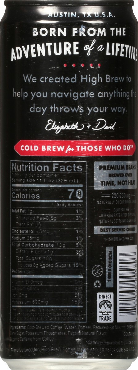 slide 8 of 13, High Brew Coffee High Brew Triple Shot Espresso Can, 11 oz