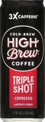 High Brew Coffee Triple Shot Espresso Coffee - 11 oz