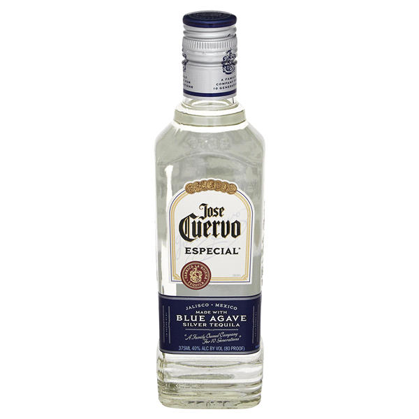 slide 1 of 1, Jose Cuervo Silver Tequila, 375 ml