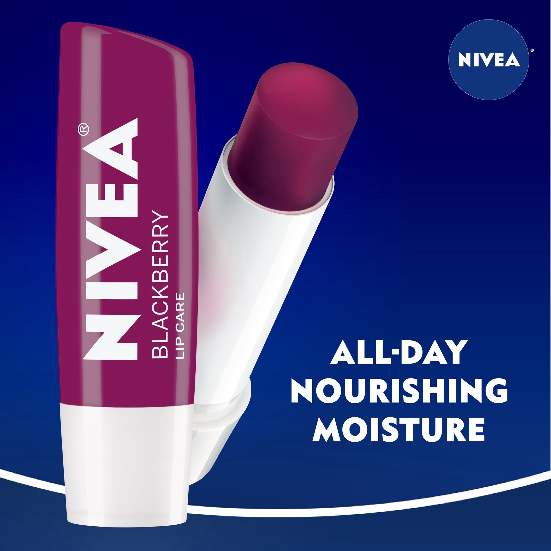 slide 4 of 6, Nivea Lip Care - Blackberry, 2 ct