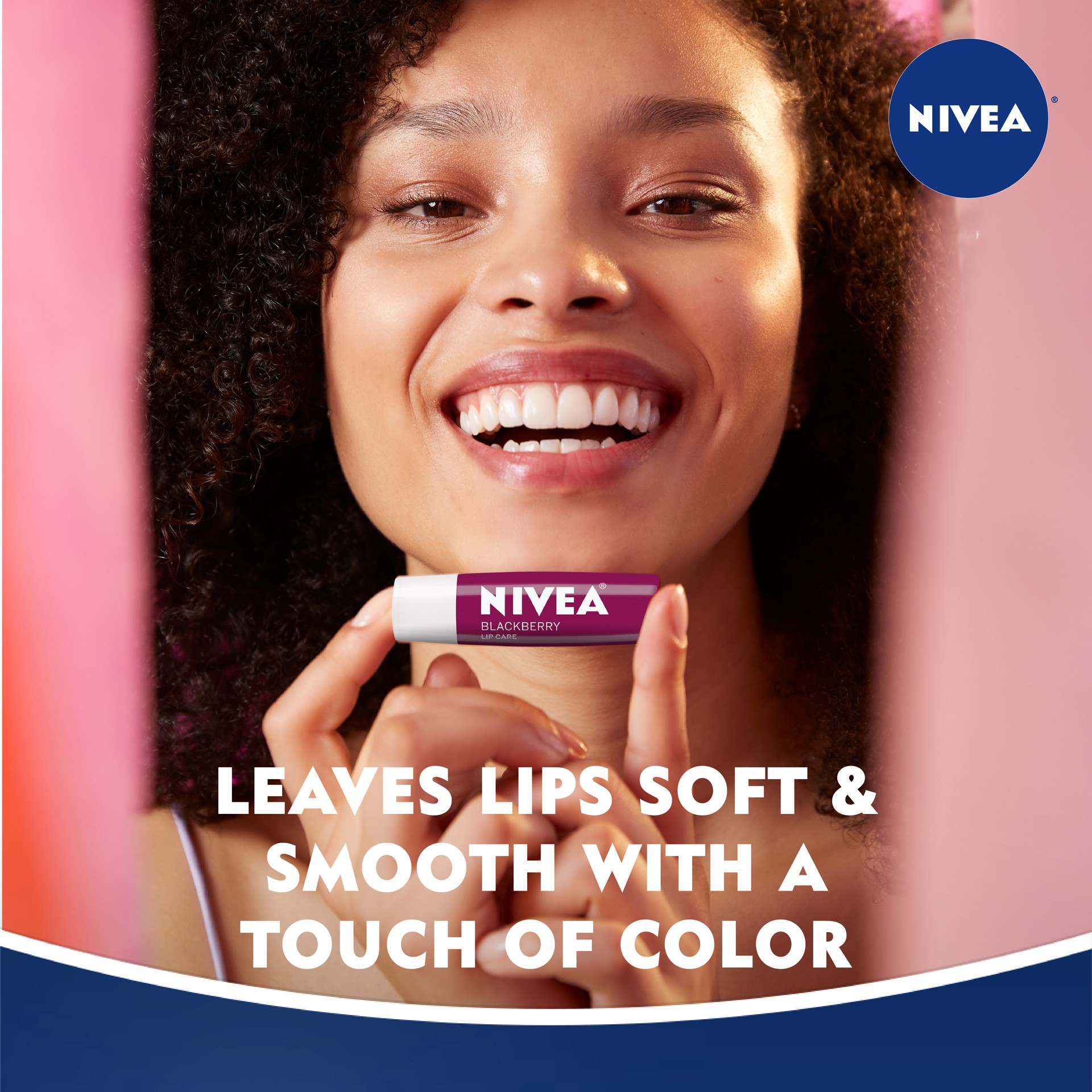 slide 3 of 6, Nivea Lip Care - Blackberry, 2 ct