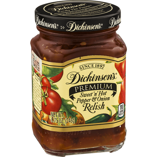 Dickinson's Sweet 'N' Hot Pepper And Onion Relish 8.75 oz | Shipt