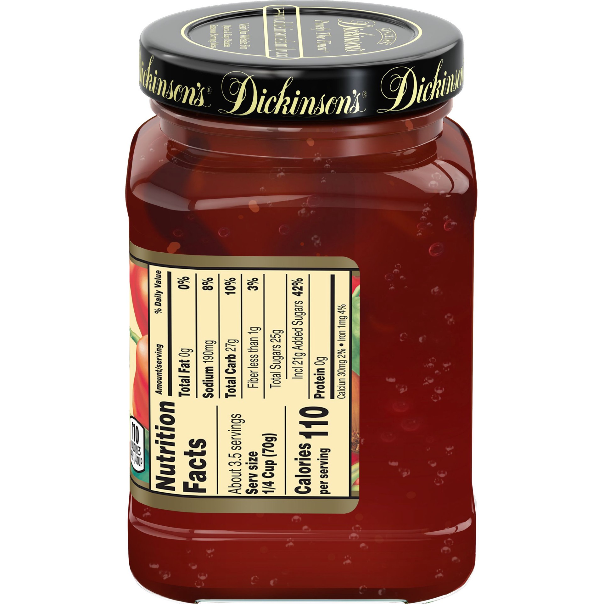 slide 3 of 4, Dickinson's Dickinsons Relish Pepper Onion, 8.75 oz