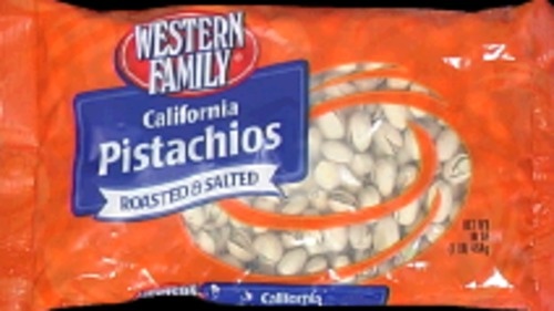 slide 1 of 1, Western Family Pistachios Natural, 16 oz